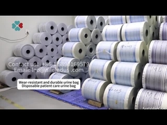 फैक्टरी मूल्य 2000ml पीवीसी मेडिकल मूत्र निकासी बैग टी प्रकार वाल्व एंटी रिफ्लक्स वाल्व के साथ