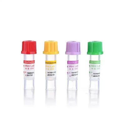 गुणवत्ता  Micro Disposable Vacuum Blood Collection Tubes PP blood collection tubes for cell detection कारखाना