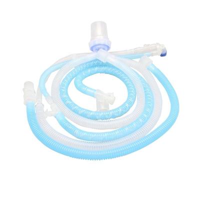 खरीदें 1.8m Disposable Anesthesia Breathing Circuit with Integrated Sampling Tube and Single/Double Water Cup Options ऑनलाइन निर्माण