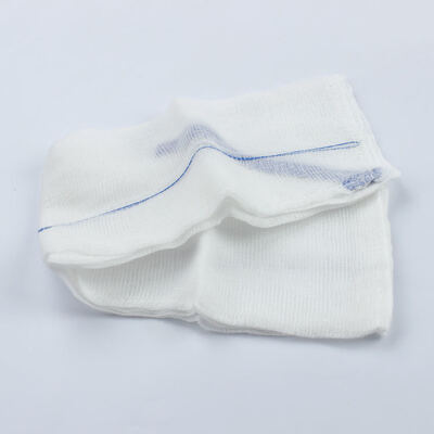 खरीदें स्टेरिल या नॉन-स्टेरिल घाव देखभाल के लिए एक्स-रे डिटेक्टेबल धागे के साथ 100% कपास मेडिकल गाज स्वैब ऑनलाइन निर्माण