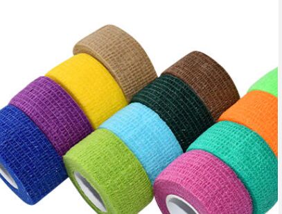 खरीदें घाव ड्रेसिंग और सुरक्षा के लिए सांस लेने योग्य आरामदायक एफडीए स्वीकृत कोहेसिव बैंडेज ऑनलाइन निर्माण